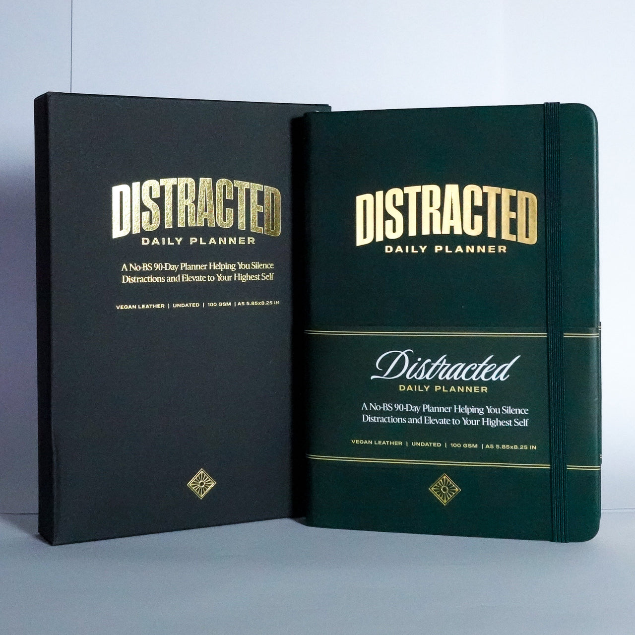 Distracted Daily Planner - Black Edition