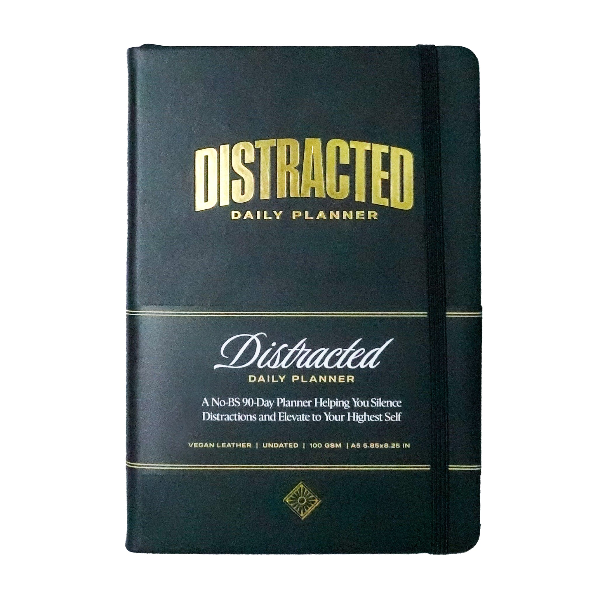 Distracted Daily Planner - Black & Green Edition