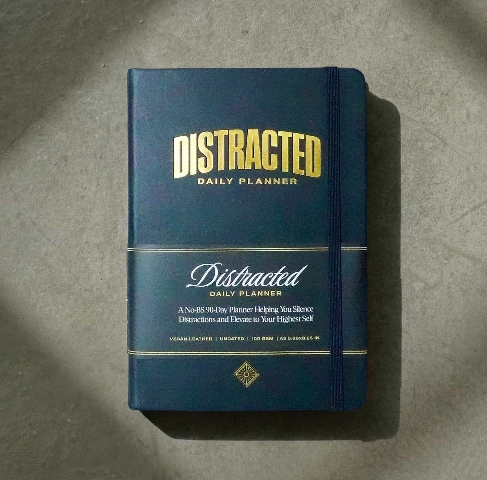 Distracted Daily Planner - Black & Green Edition