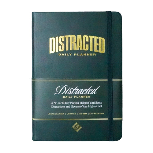 Distracted Daily Planner - Black & Green Edition